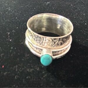 Beautiful Sterling Silver fidget ring